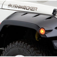 Bushwacker 07-18 Jeep Wrangler Max Pocket Style Flares כיסוי מורחב 2 יחידות - שחור