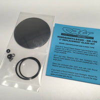 ערכת זכוכית עגולה להחלפה בגודל 3 אינץ' CRG