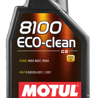 מוטול 1L שמן מנוע סינטטי 8100 Eco-Clean 0W30 12X1L - C2/API SM/ST.JLR 03.5007 - 1L