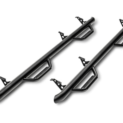 N-Fab Nerf Step 2019 Jeep Wrangler JT 4DR משאית באורך מלא - טקסטיל שחור - 3 אינץ'