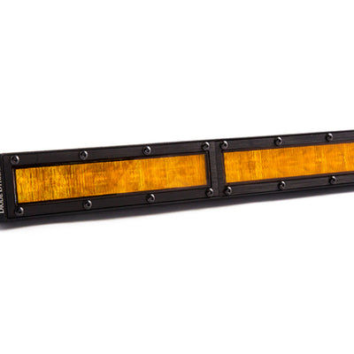 Diode Dynamics 12 In LED Light Bar Single Row Straight - Amber Wide Every Stage Series