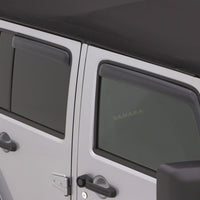 Lund 07-17 Jeep Wrangler Unlimited Ventvisor Elite Deflectors Window - Smoke (4 Pc.)