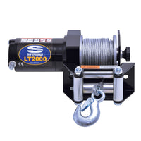 Superwinch 2000 LBS 12V DC 5/32in x 49ft חבל פלדה LT2000 כננת
