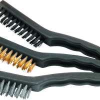 BikeMaster סט מברשות ניילון/תיל 3 יחידות