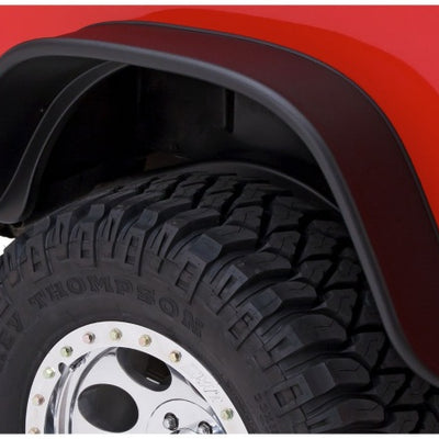 Bushwacker 87-95 Jeep Wrangler Flat Style Flares 2pc לא כולל Renegade - שחור