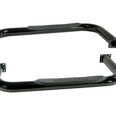Rugged Ridge 3-In מדרגות צד עגולות ג'יפ רנגלר שחור 87-95
