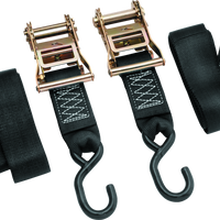 BikeMaster 2x84in Ratchet Tiedown Pair - שחור
