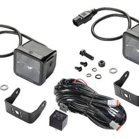 Hella Universal Black Magic 2.7in LED Cube Kit - Flood Beam