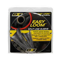 DEI Split Wire Sleeve Easy Loom 8mm-5/16in x 20 שחור