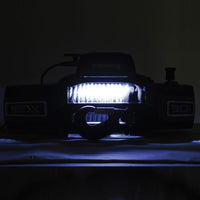 Superwinch 12000 LBS 12V DC 3/8in x 80ft חבל סינטטי SX 12000SR כננת - גרפיט