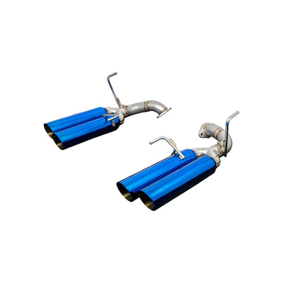 הערה 2015+ סובארו WRX/STI VA Boso Edition אגזוז סרן אחורי עם קצה קיר יחיד מנירוסטה