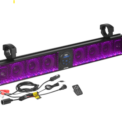 Boss Audio Systems ATV UTV 36in Sound Bar System עם תאורת RGB