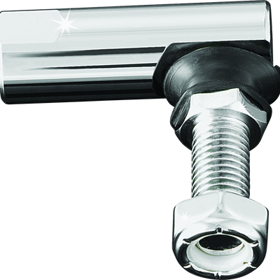 Kuryakyn Barrel Style יד ימין נקבה 5/16in-24 Threads Chrome