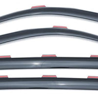 Lund 07-17 Jeep Wrangler Unlimited Ventvisor Elite Deflectors Window - Smoke (4 Pc.)