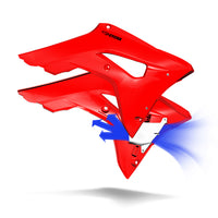 Cycra 14-17 Honda CRF250R Powerflow רדיאטור כיסויי - מפעל Ed. אָדוֹם