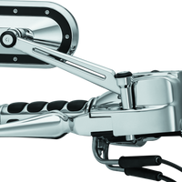 Kuryakyn מראות תעשייה כבדה כרום/שחור