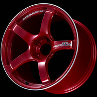 Advan TC4 18x9.5 +38 5-120 Racing Candy Red Wheel *מינימום כמות הזמנה של 20*