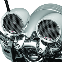 Kuryakyn Road Thunder Speaker Pods Bluetooth Controller Chrome