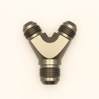 DeatschWerks 8AN זכר התלקחות + 8AN זכר התלקחות ל-10AN זכר התלקחות Y בלוקים