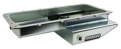 Moroso Ford 5.0 Coyote/Cobra (עם/Rear Sump) כביש מרוץ כביש מבולבל שקע רטוב 9.5qt 4.5 אינץ' מחבת שמן פלדה