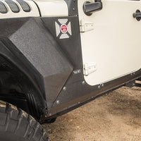 Rugged Ridge Steel Armor Armor חיפוי 07-18 Jeep Wrangler JK