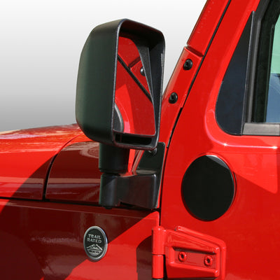 Rugged Ridge 07-18 ג'יפ רנגלר JK צלחות מילוי מראה שחורות