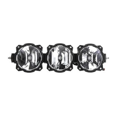 KC HiLiTES אוניברסלי 20 אינץ'. Pro6 Gravity LED 3 אורות 60W Combo Beam בר אור (ללא התקנה)
