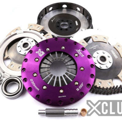 XClutch 91-98 Nissan 180SX S13 2.0L 9in Twin Solid Clutch Clutch Kit