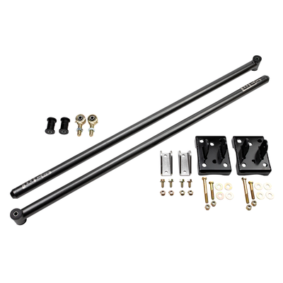 Wehrli 2020+ Duramax DCLB/CCLB 68in Traction Bar Kit - שחור מבריק