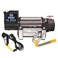 Superwinch 9500 LBS 12V DC 11/32in x 95ft חבל פלדה טייגר Shark 9500 Winch