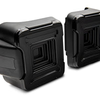 Raxiom 18-22 Jeep Wrangler JL Axial Plateau Plateau פנסי LED אחוריים- בית שחור (עדשה מעושנת)