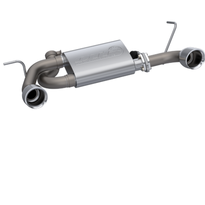 QTP 07-18 ג'יפ רנגלר 3.6L/3.8L 304SS Screamer Axile Backe with 4in Tips