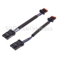 NAMZ 16-23 V-Twin Softail (למעט FLSTC/FLSTN) Plug-N-Play סיומת איתות קדמית 8in.