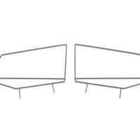 השתוללות 1987-1995 ג'יפ רנגלר(YJ) מסגרת חלון בלבד - שחור