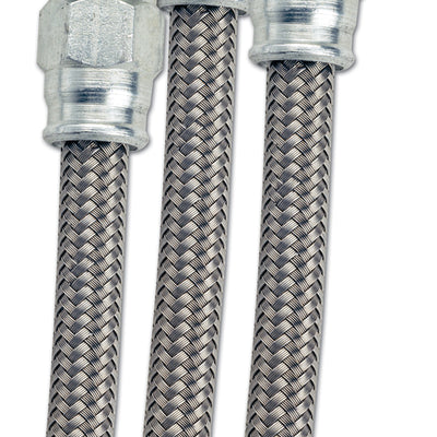 Fragola -8AN PTFE צינור עם כיסוי שחור- 20 רגל