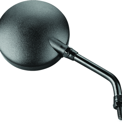 BikeMaster Round Mirror 6in Stem -10mm - שחור