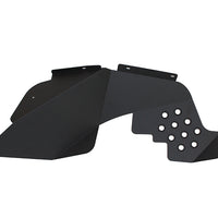 Fishbone Offroad 07-18 Jeep JK Wrangler פגושים פנימיים קדמיים/אחוריים -אלומיניום - Blk Pwdrcoat (סט של 4)