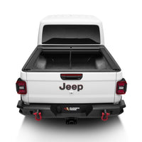 Rugged Ridge 20-22 Jeep Gladiator ללא Trail Rail Sys Armis Tonneau Cover with Max Track - Tex. Blk