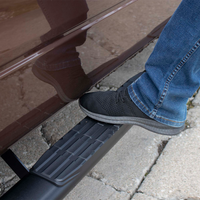 Fishbone Offroad 09-14 Ford F150 Extended Super Cab מדרגות צד סגלגלות - מרקם שחור