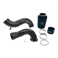 Wehrli 07.5-10 שברולט 6.6L LMM 4in intake kit שלב 2 - לבן מבריק