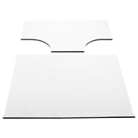 DEI 03-06 ג'יפ רנגלר TJ 2-דלתות עם רמקול פודס Boom Mat Headliner - 2 חלקים - לבן