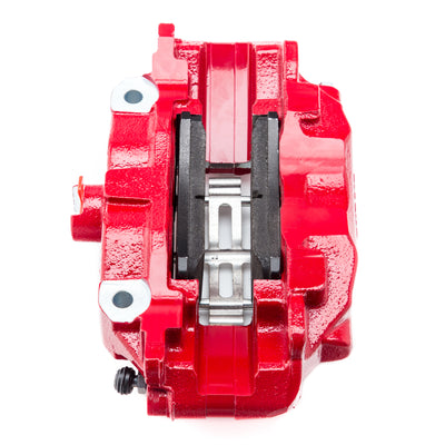 Alcon 2007+ Jeep JK-JL 330x22mm רוטורים 4-בוכנות קליפרים אדומים ערכת בלם אחורי (כולל קווי בלם)