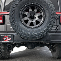 aFe MACH Force-Xp Axle-Back Hi-Tuck מערכת פליטה עם קצה שחור 18-19 ג'יפ רנגלר (JL) V6 3.6L
