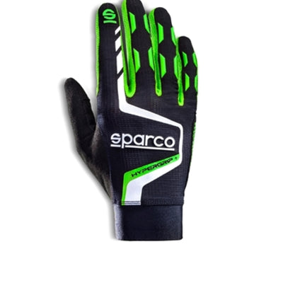 כפפות Sparco Hypergrip+ 10 שחור/ירוק