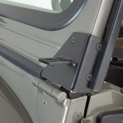 השתוללות 1976-1983 Jeep CJ5 תושבת אור ציר שמשה קדמית - שחור