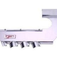 Injen אלומיניום מסנן אוויר מגן חום אוניברסלי מתאים 3.50 שחור