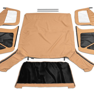 השתוללות 1997-2006 ג'יפ רנגלר(TJ) חלק עליון להחלפת OEM - Spice Denim