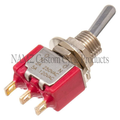 מתג ה-NAMZ Mini High/Low Beam Switch 5-AMP 1/4in. חוֹר