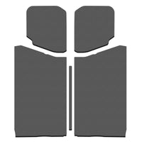 DEI 18-23 ג'יפ רנגלר JL 2-דלתות כיסוי מחצלת בום - 5 חלקים - מראה עור אפור