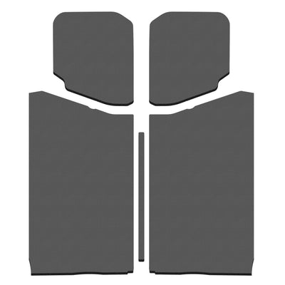 DEI 18-23 ג'יפ רנגלר JL 2-דלתות כיסוי מחצלת בום - 5 חלקים - מראה עור אפור